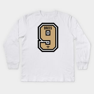 Drew Brees Kids Long Sleeve T-Shirt